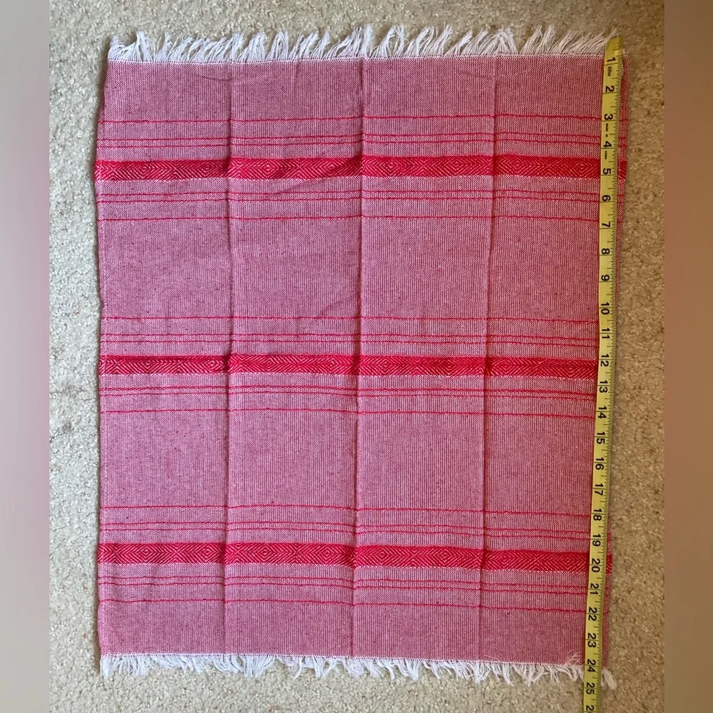 3/$20 Artisan Woven Mexican Tea Towel, Hand Towel, Boho Chic, Kitchen, Serape